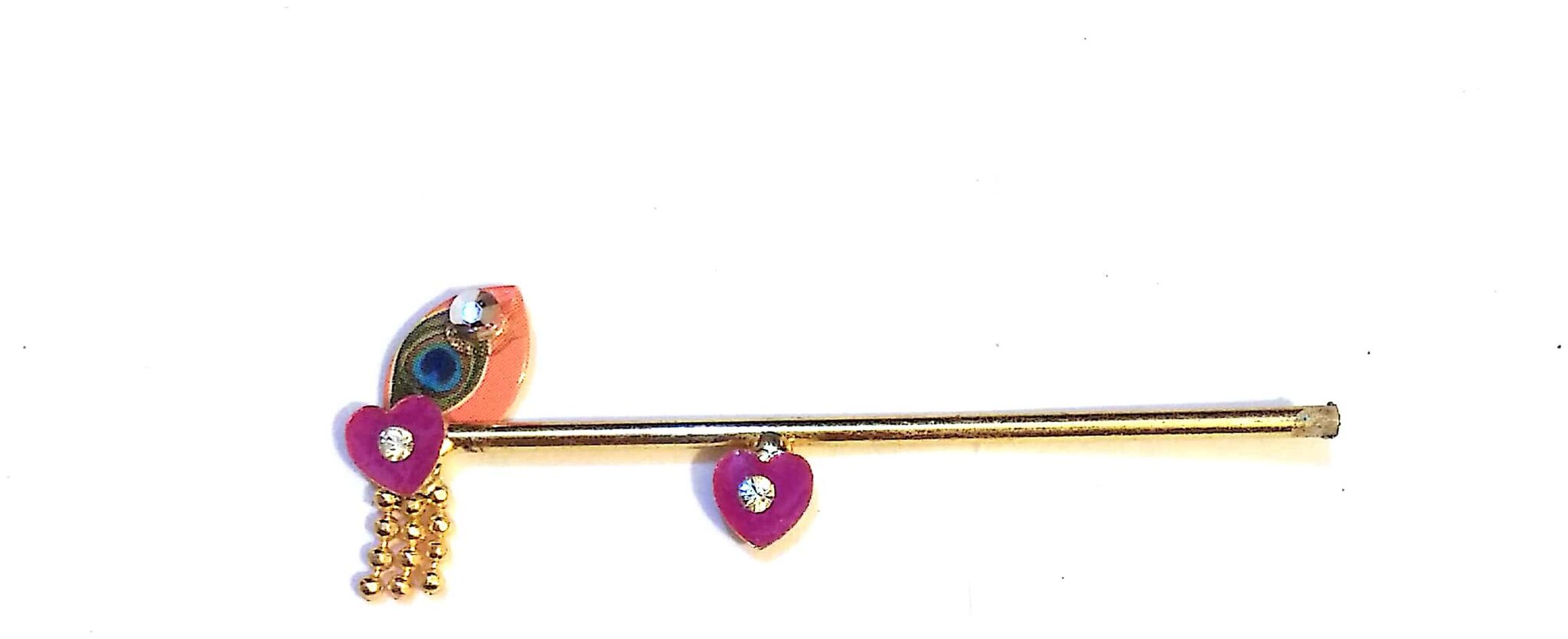

laddu gopal peacock Flute small size jarkan flute