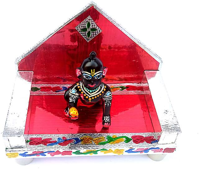 Laddu Gopal Singhasan 0;1;2 No. Size Wooden quality