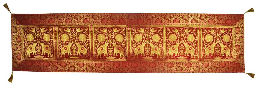 

Lal Haveli Home Decorative Designer Silk Fabric Table Top Runner