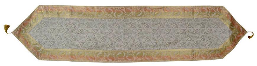 

Lal Haveli Silk Table Cover Dining Table Decor Runner 72 x 16 inch