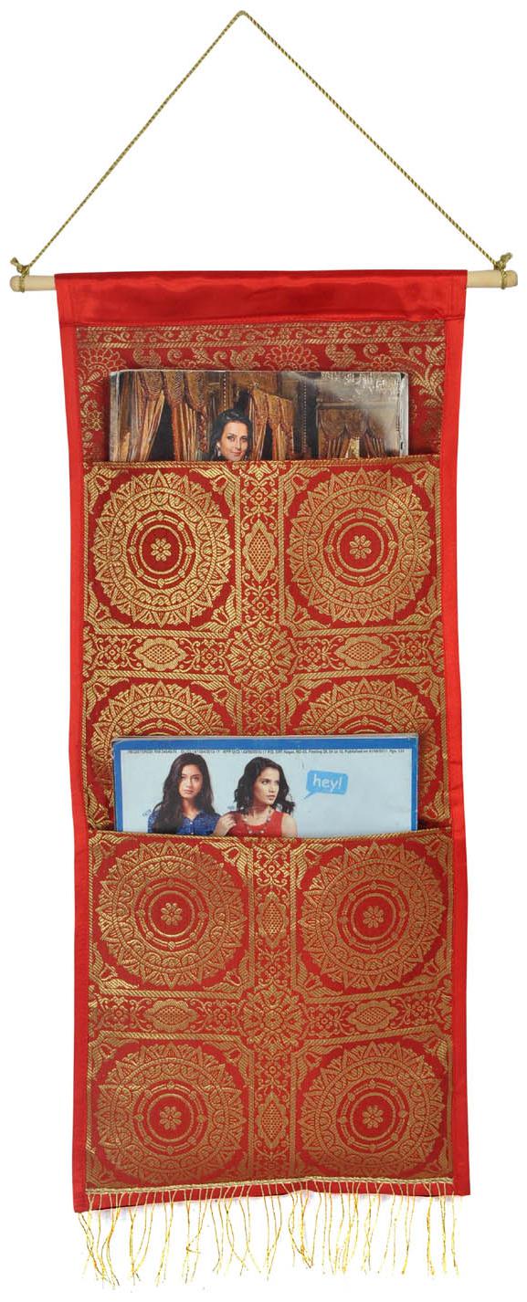 

Lal Haveli Vintage Organiser Home Decorative Wall Hanging 24 x 10 inch