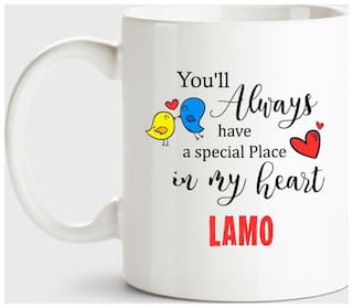 Lamo Always Have A Special Place In My Heart Love White Coffee Name Ceramic Mug