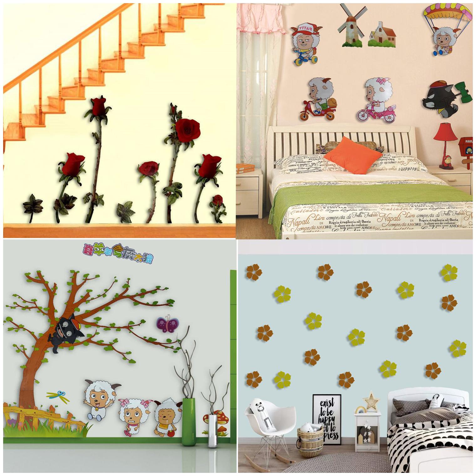 

Larbenz 3D Wall Sticker Set of 4