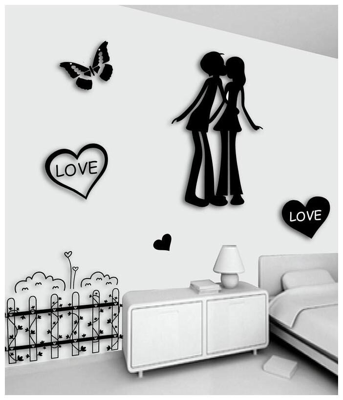 

Larbenz Love Wall Sticker (Pvc 50 Cm X 70 Cm)