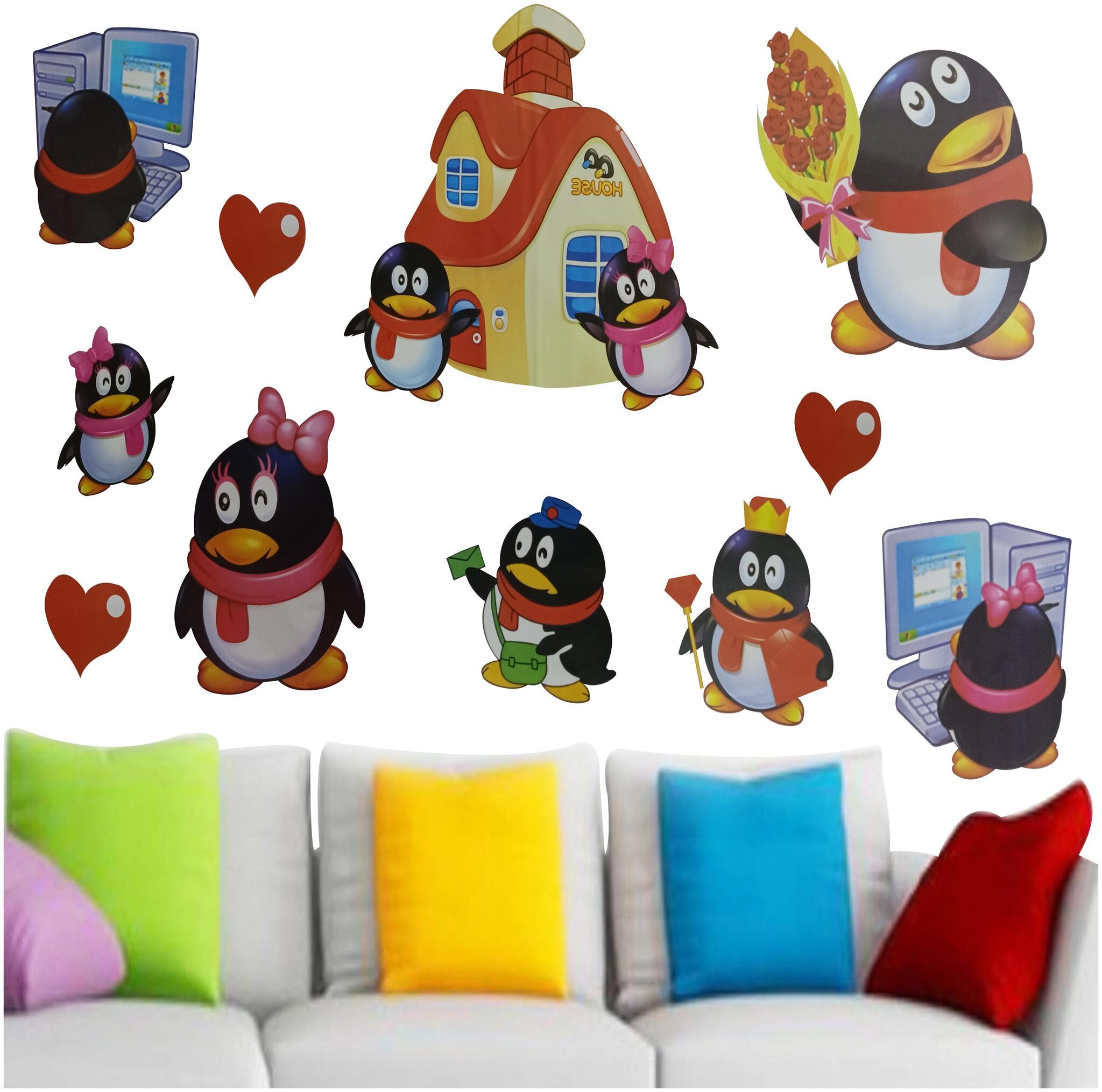 

Larbenz Penguin Wall Sticker (Pvc 50 Cm X 70 Cm)