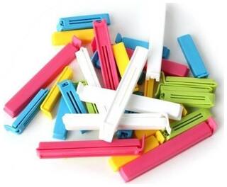 Large, Medium, Small plastic Snack Seal Sealing Bag Clips  (Set of 18, Multicolor)