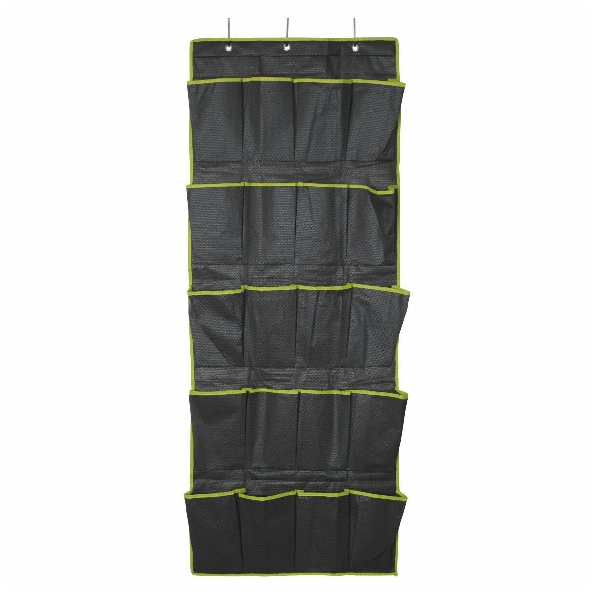 

Large Pocket Over Door Organizer Hanging Closet Organizer 3 Steel Hooks JS026