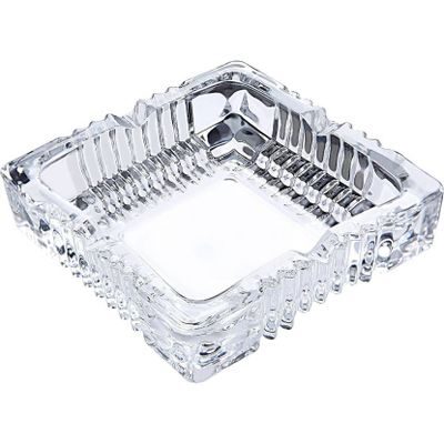 

LASSWARE ASHTRAY IN SQUARE(size-8x8cm) for gift
