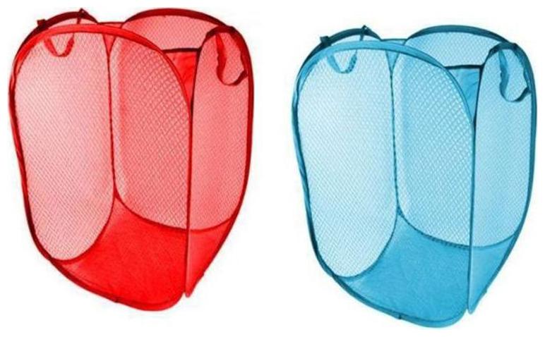 

Metroz Plastic Assorted Laundry Basket ( Set of 2 )