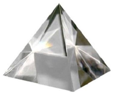 

Lavi Home Decorative Fengshui Crystal Pyramid