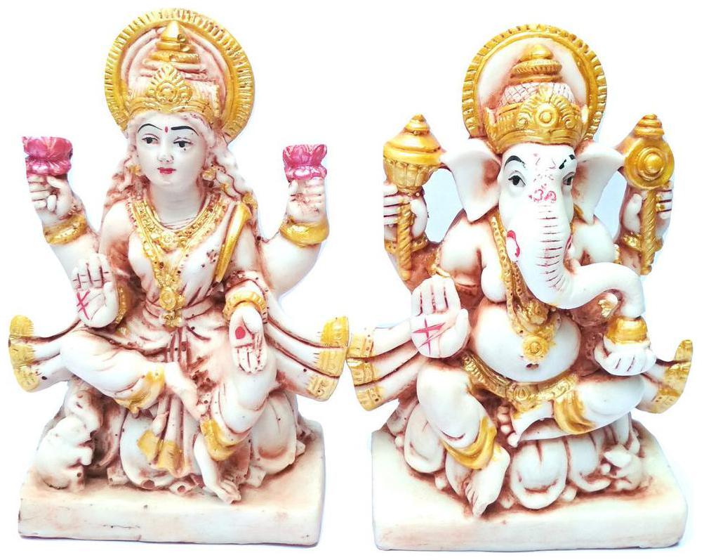 

LAXMI GANESH IDOL ALLOY PLASTIC MURTI STATUE 100 BEST QUALITY