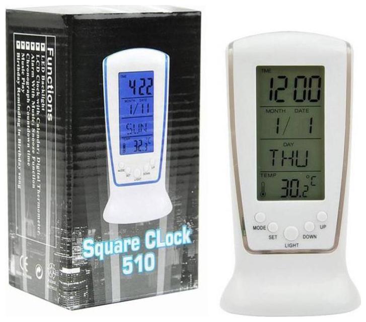 

MARKETWALA Plastic Digital Alarm clock ( Set of 1 )