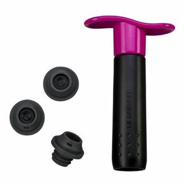 

Le Creuset Wine Pump and 3-Stoppers Pink