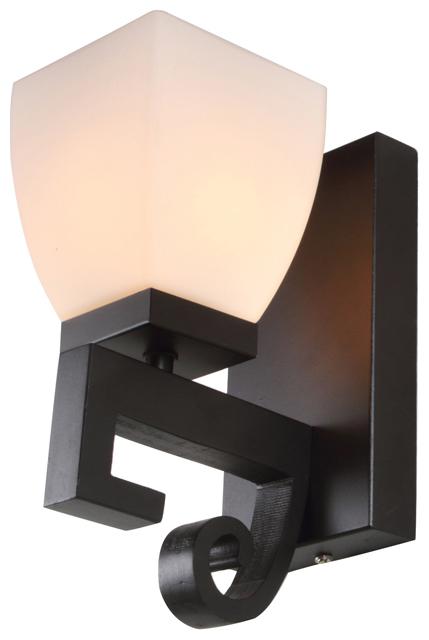 

Learc Designer Lighting Contemporary Glass Metal Wood Wall Light WL2373