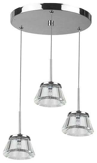 

LeArc Designer Lighting Crystal Pendent HL4046-3