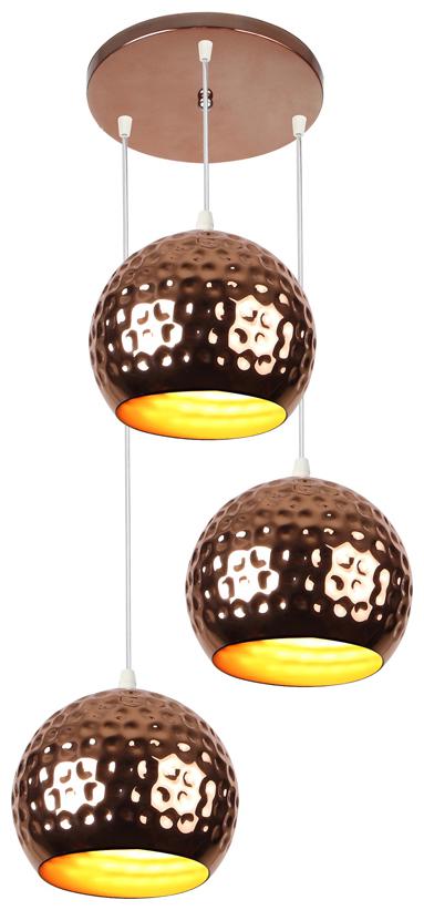 

Learc Designer Lighting Glass-Metal Pendent Multiples HL4102-3
