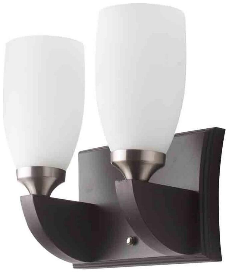 

LeArc Designer Lighting WL1840 Contemporary Glass-Metal-Wood Wall Lights