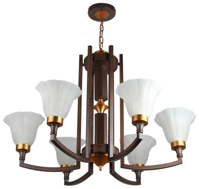 

Learc Designer Lighting Wrought Iron Rustic Finish Chandelier CH416