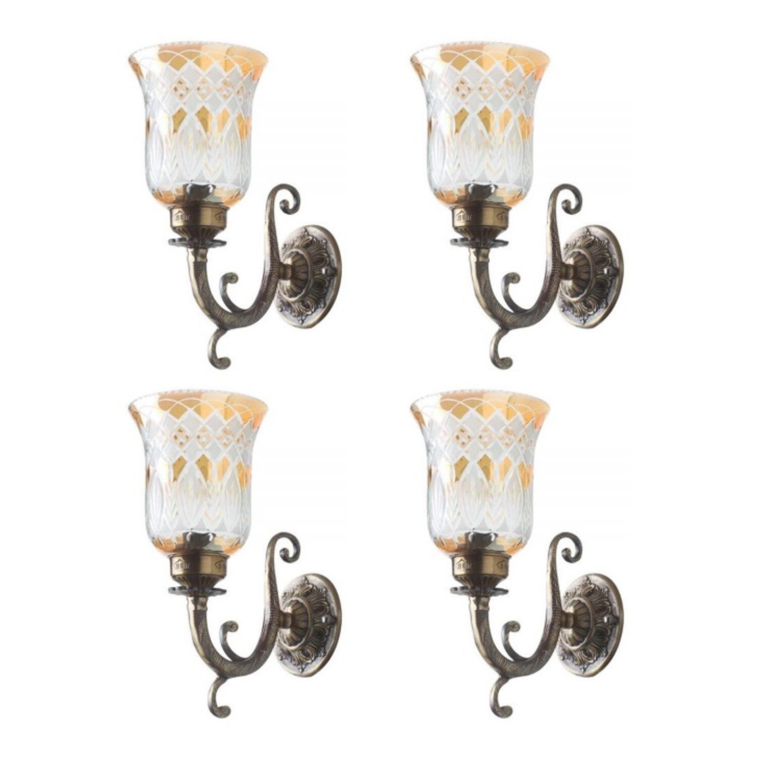 

LeArc Designer Lighting WL1965 Antique Brass Finish Wall Lights