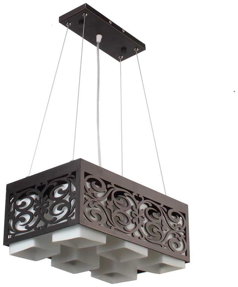 

LeArc Designer Lighting Wood Glass Pendent HL3813-6