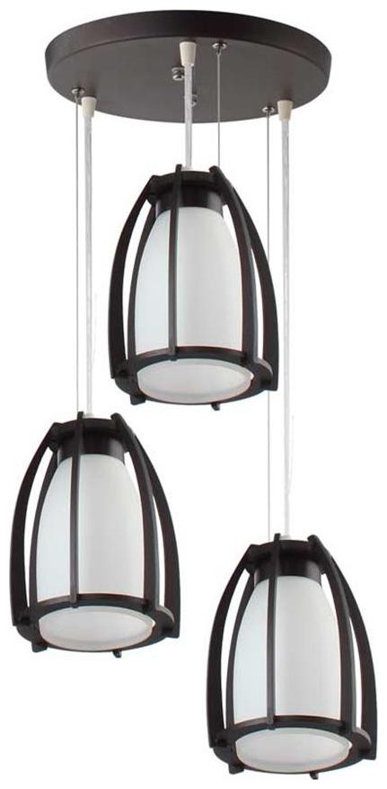 

LeArc Designer Lighting Wood Glass Pendent HL3851-3