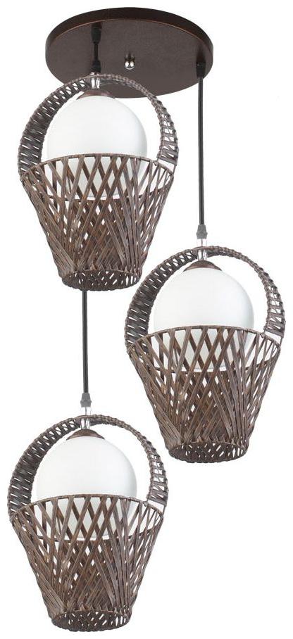 

LeArc Designer Lighting Wood Glass Pendent HL3906-3