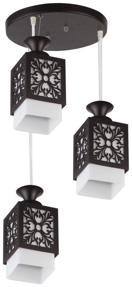 

LeArc Designer Lighting Wood Glass Pendent HL3929-3