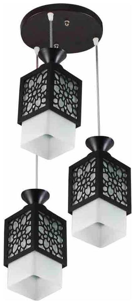 

Learc Designer Lighting Wood Glass Pendent