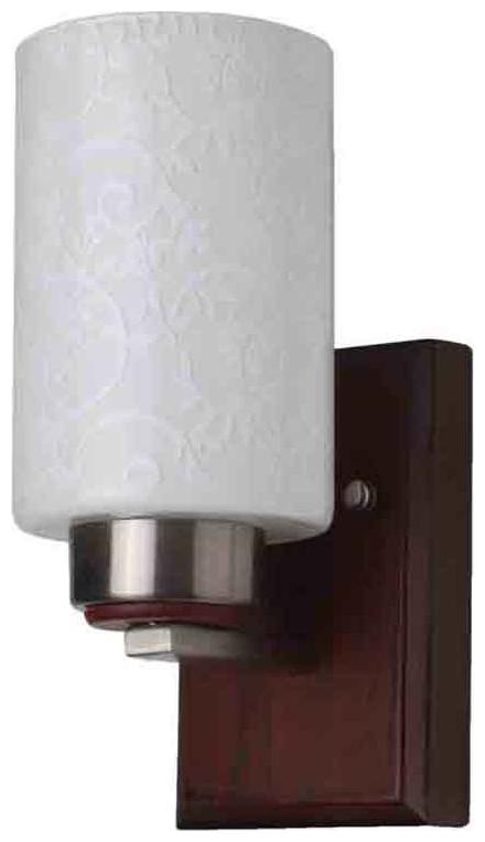 

Learc Designer Lighting Contemporary Glass Metal Wood Wall Light