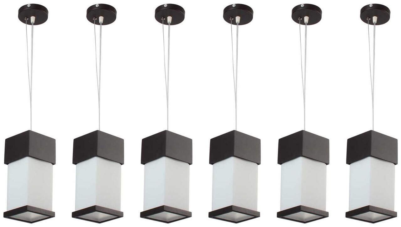 

Learc Flush Mounted Glass Ceiling Lamp (White Black)