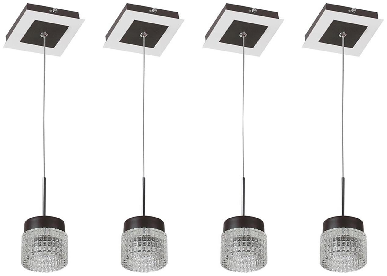 

Learc Flush Mounted Glass Ceiling Lamp (Transparent)