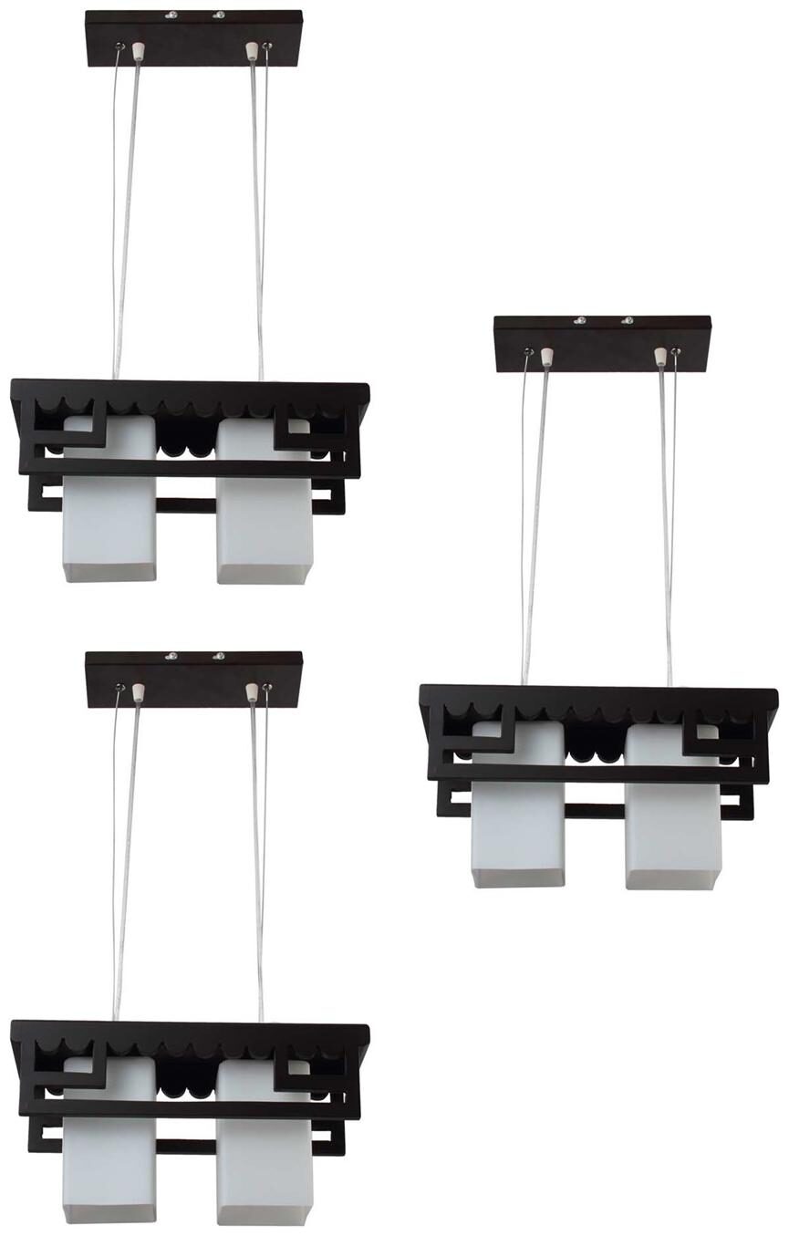 

Learc Flush Mounted Glass Ceiling Lamp (White Black)