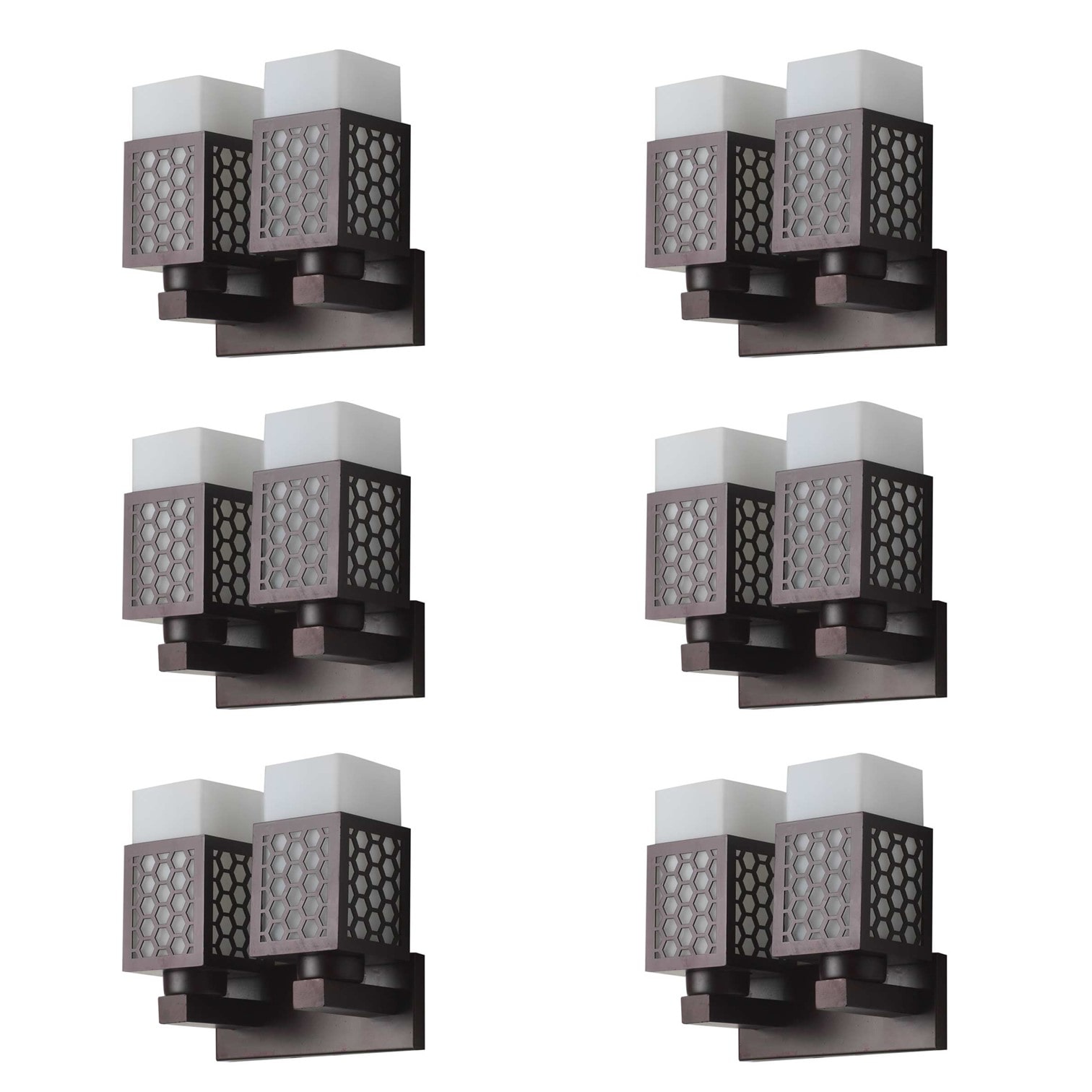 

LeArc Glass Wall Mounted Ceiling Lamp-Set of 6