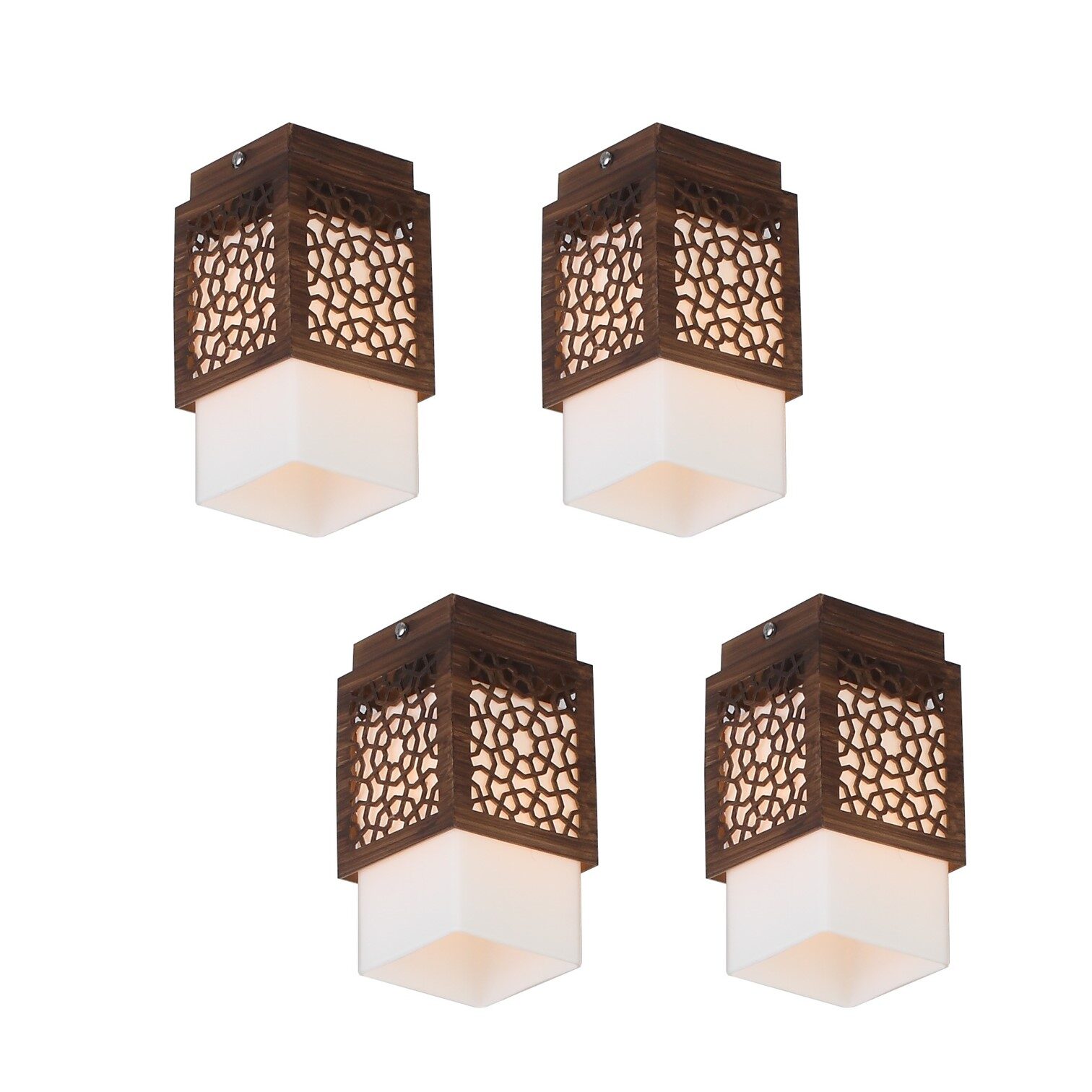 

LeArc Glass Wall Mounted Ceiling Lamp-Set of 4
