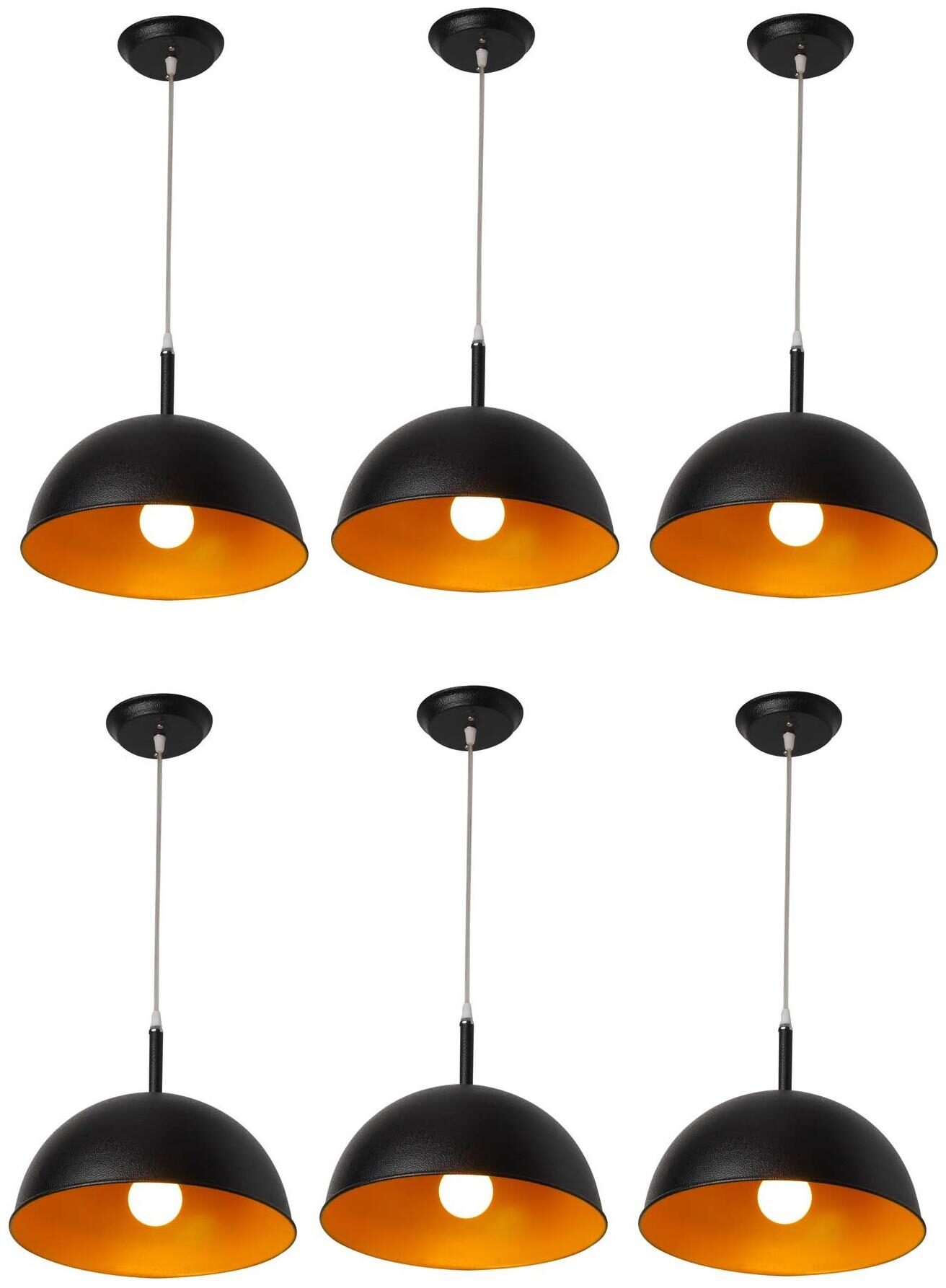 

LeArc Wall Mounted Glass Transparent Ceiling Lamp-Set of 6