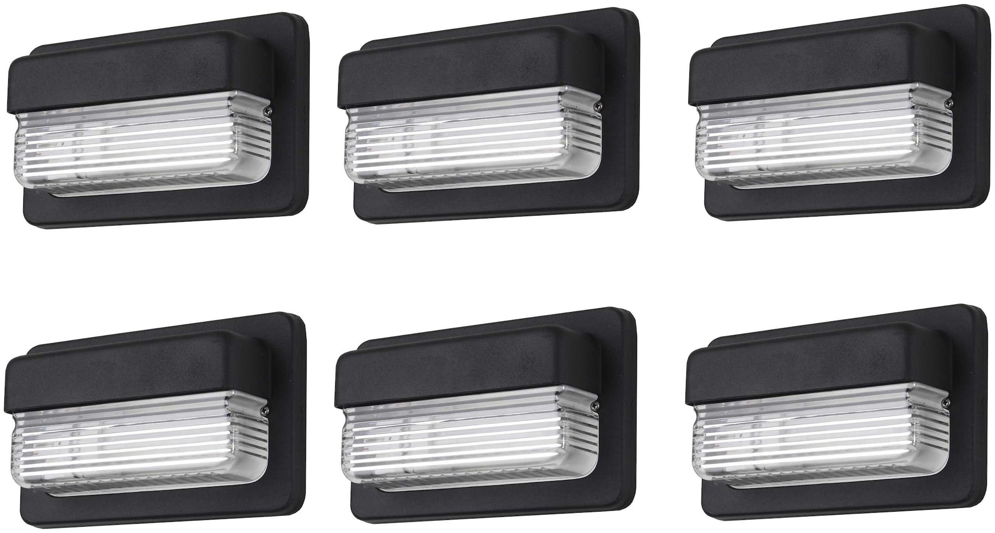 

LeArc Wall Mounted Glass Transparent Ceiling Lamp-Set of 6