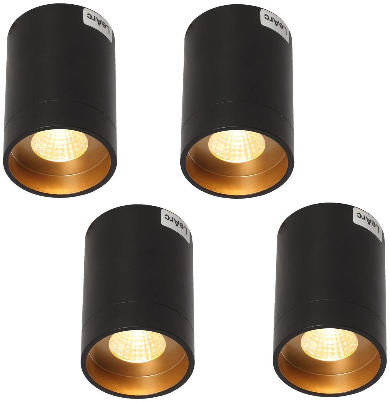 

LeArc Wall Mounted Glass Transparent Ceiling Lamp-Set of 4