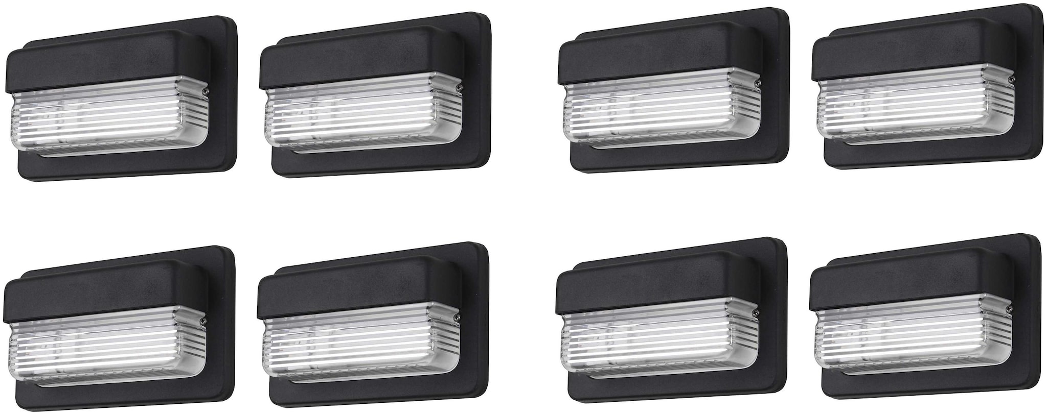 

LeArc Wall Mounted Glass Transparent Ceiling Lamp-Set of 8