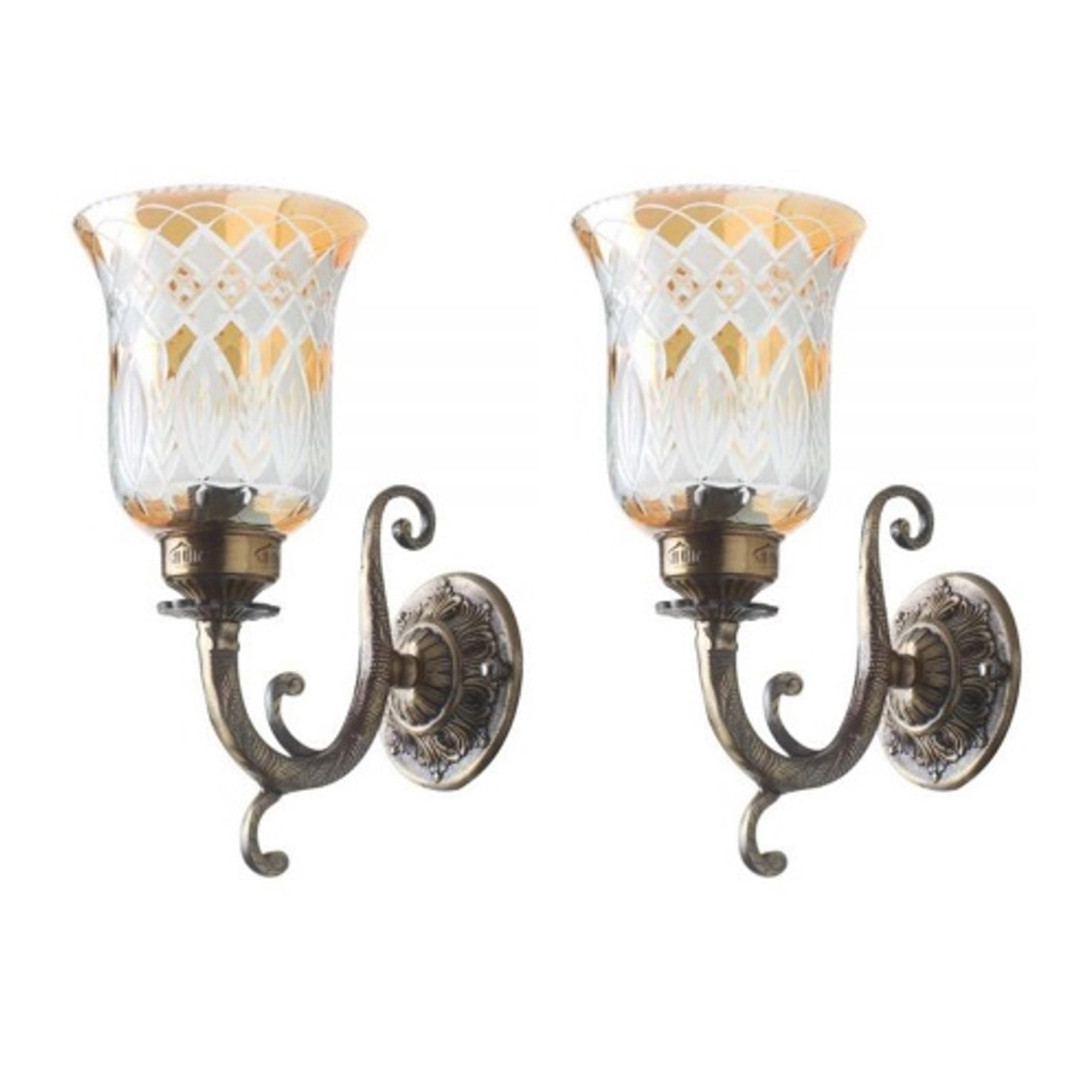 

LeArc Wall Mounted Glass Wall Lamp Set of 2