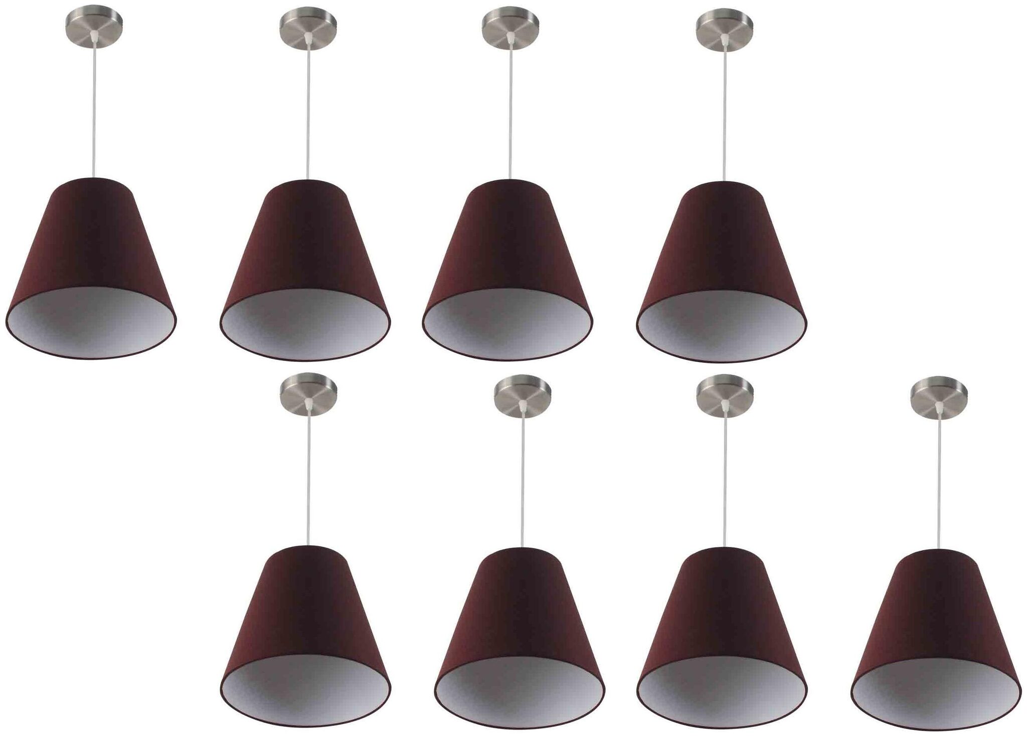 

LeArc Wall Mounted Glass Transparent Ceiling Lamp-Set of 8