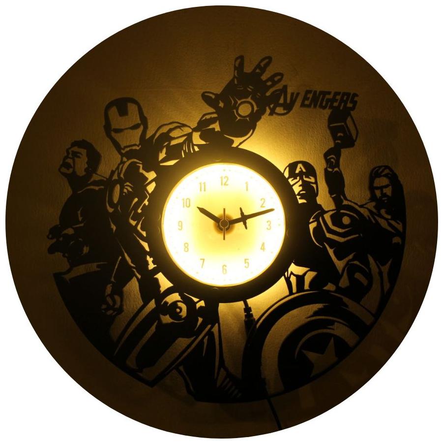 

Fufuh Mdf with melamine Analog Wall clock ( Set of 1 )