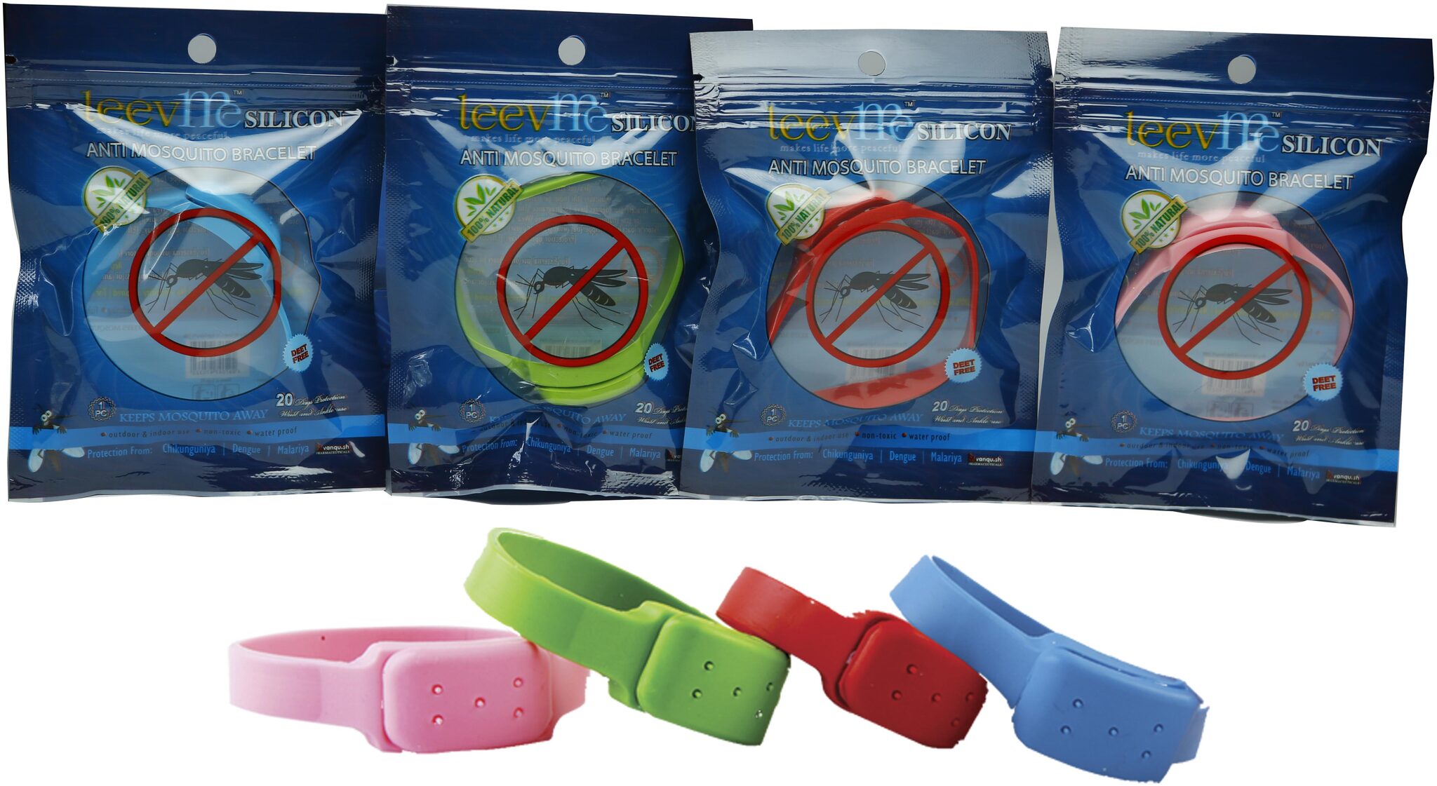 

LeevMe Silicon Anti Mosquito Bracelets