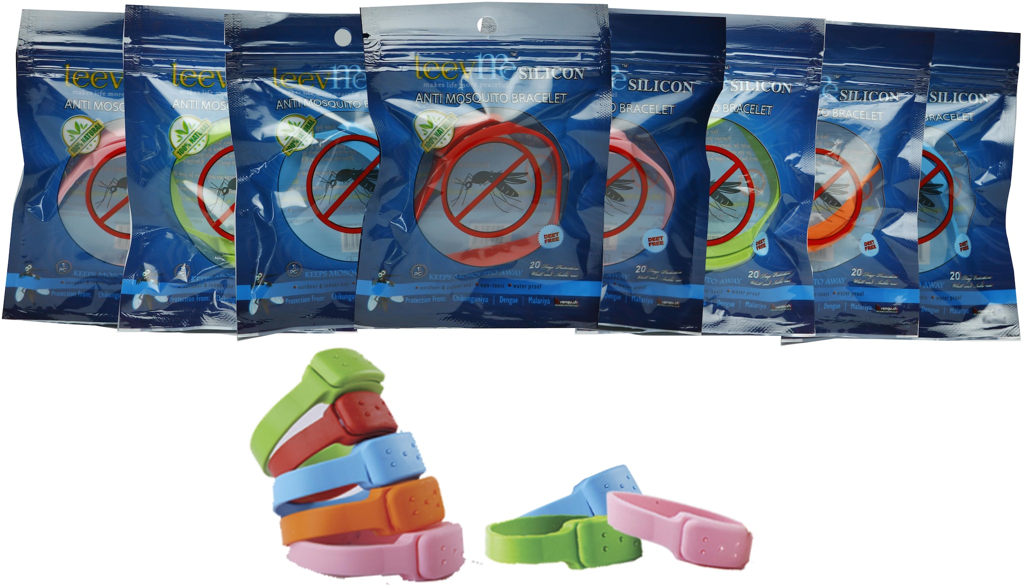 

LeevMe Silicon Anti Mosquito Bracelets