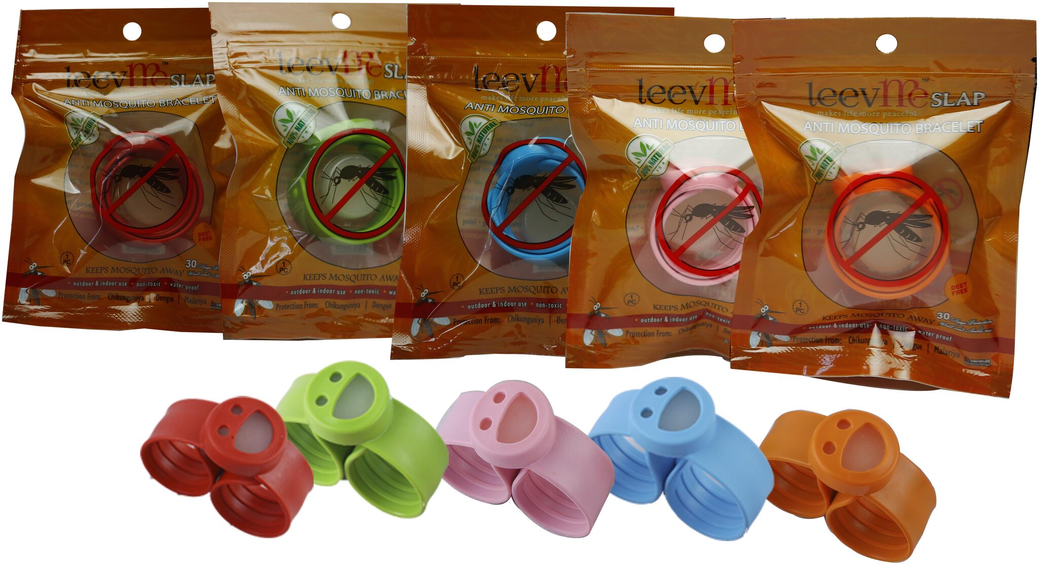 

LeevMe Slap Anti Mosquito Bracelets