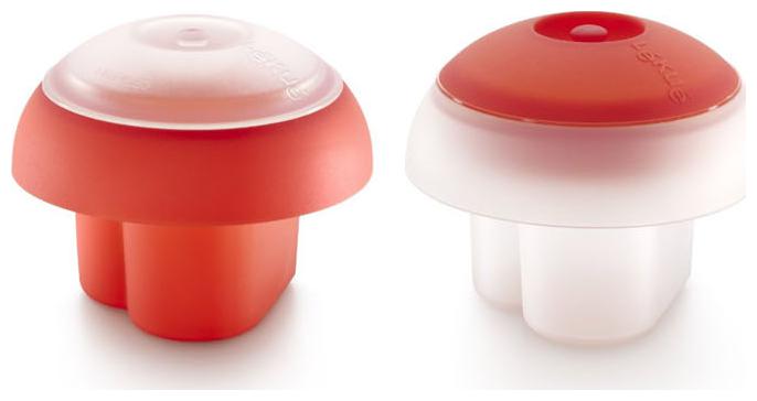 

Lekue Ovo Silicone Red And White Egg Tools- Set Of 2