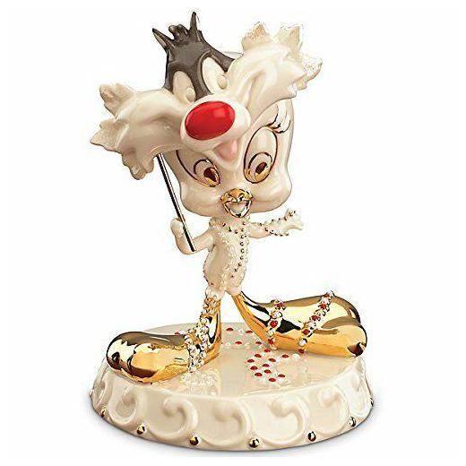 

Lenox TWEETY Masquerade Figurine Tweety has a Sylvester Mask Looney Tune