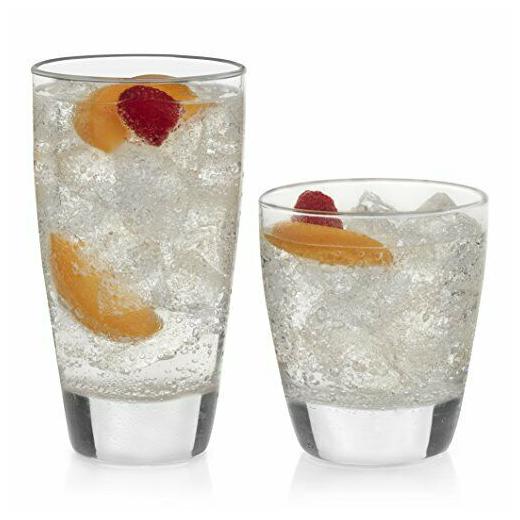 

Libbey Classic 16-Piece Glass Tumbler and Rocks Set (Clear Standard Packaging)