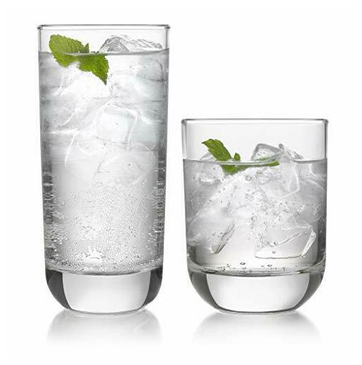 

Libbey Polaris 16-Piece Tumbler and Rocks Glass (Clear - Standard Packaging)