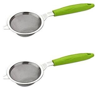 

Lion Lender Tea And Coffee Strainer Filter With Stainless Steel Mesh (Pack Of 2)