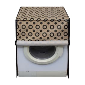 Lithara Beige Printed Covers for Bosch WAK20160IN 7Kg Fully Automatic Front Loading Washing Machine